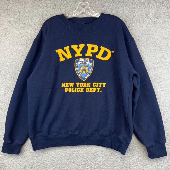 Police Department Sweatshirt Adult 